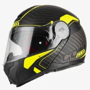 Casco NZI Combi negro/amarillo mate